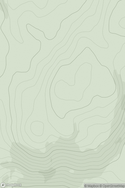 Thumbnail image for Meall Reamhar [Loch Tay to Perth] [NN614292] showing contour plot for surrounding peak
